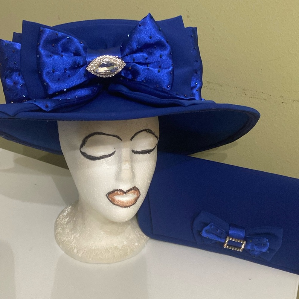 Dorinda Clark Cole Hat w/ matching Clutch